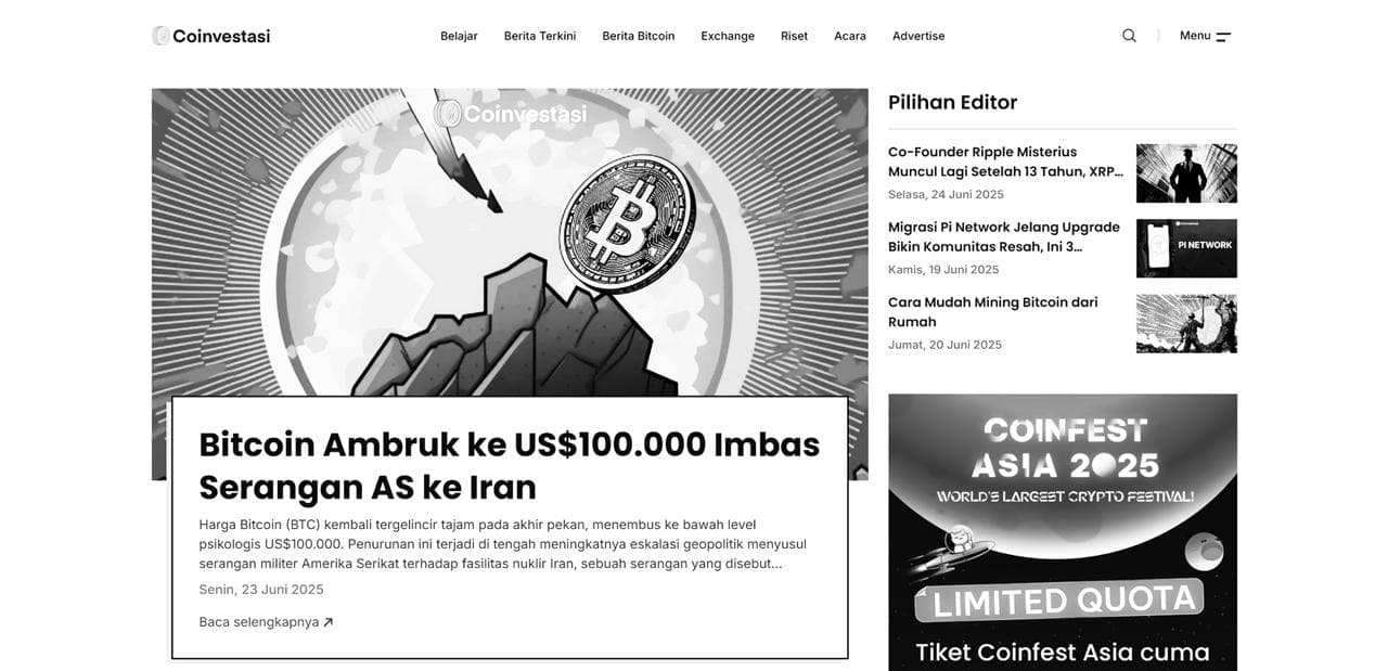 Coinvestasi News Portal Image